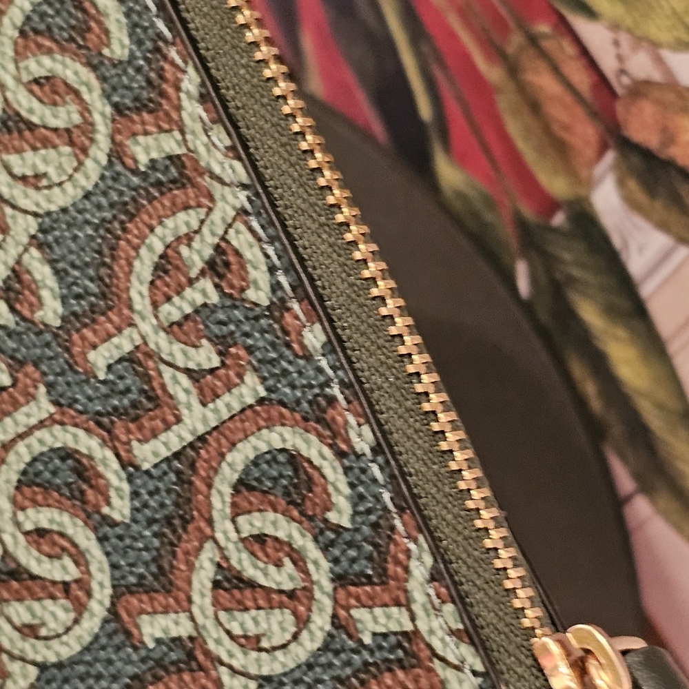 Coach Leather Corner Zip Wristlet - Picture 8 of 13